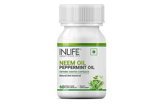 Inlife Neem Oil Peppermint Oil Enteric Coated Capsule
