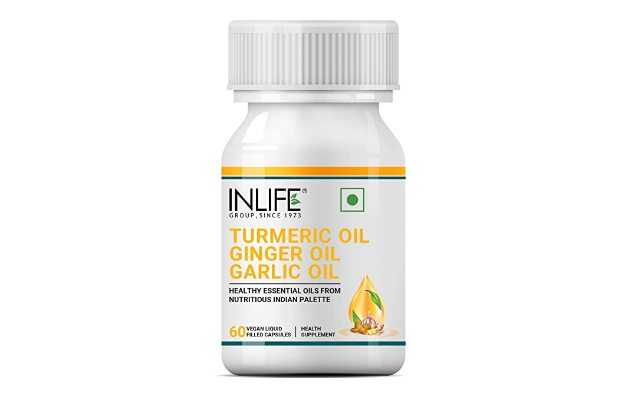 Inlife Turmeric Oil Ginger Oil Garlic Oil Capsule