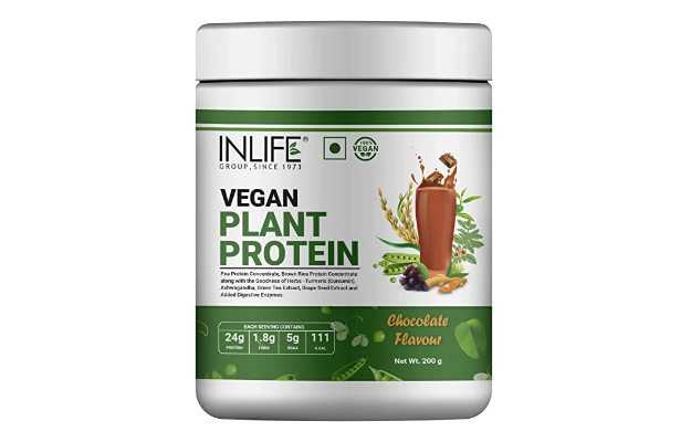 Inlife Vegan Plant Protein Powder (Chocolate Flavor)