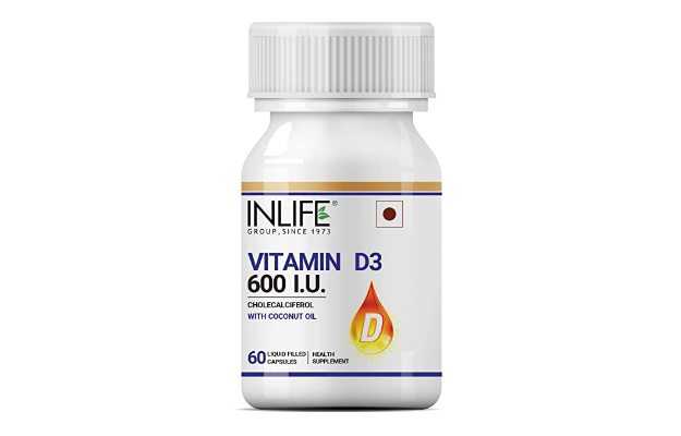 Inlife Vitamin D3 600IU Capsule