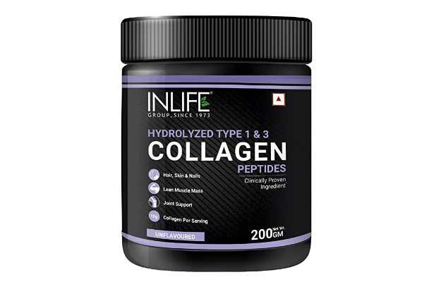 Inlife Hydrolyzed Type 1 & 3 Collagen Peptides Powder (Unflavored)