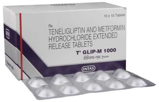 T Glip M 1000 Tablet ER (10)
