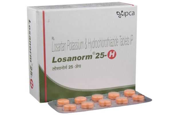 Losanorm H 25 Mg/12.5 Mg Tablet