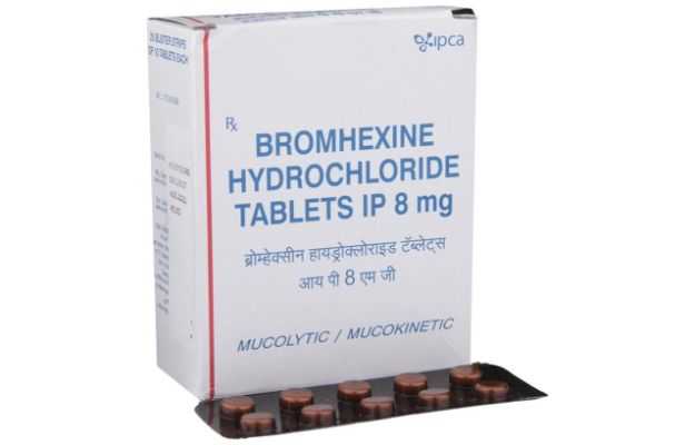 Bromhexine Hydrochloride 8 Mg Tablet