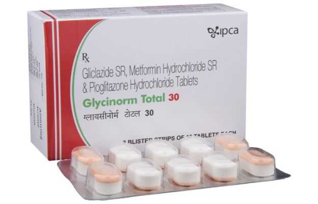 Glycinorm Total 30 Mg/15 Mg/500 Mg Tablet SR