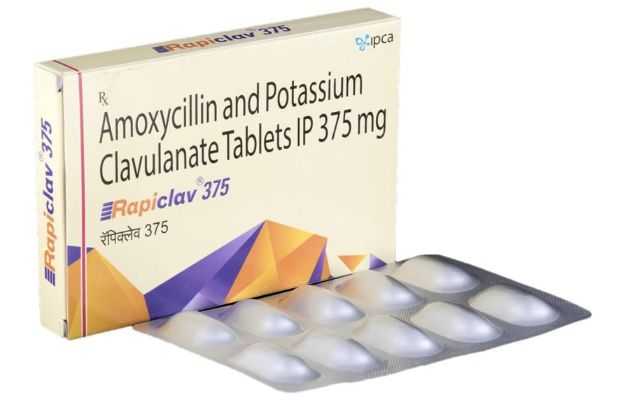 Rapiclav 375 Tablet