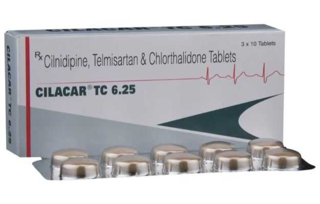 Cilacar TC 6.25 Tablet