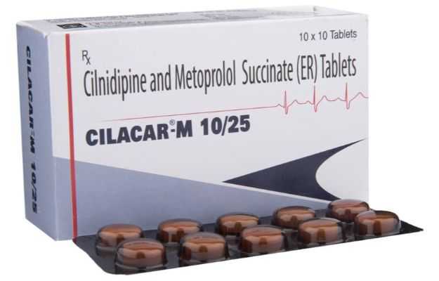 Cilacar M 10/25 Tablet ER