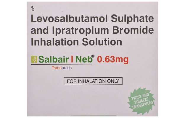 Salbair I Neb 0.63 Transpules (25)