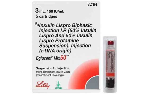 Eglucent Mix 50 Suspension for Injection 3ml