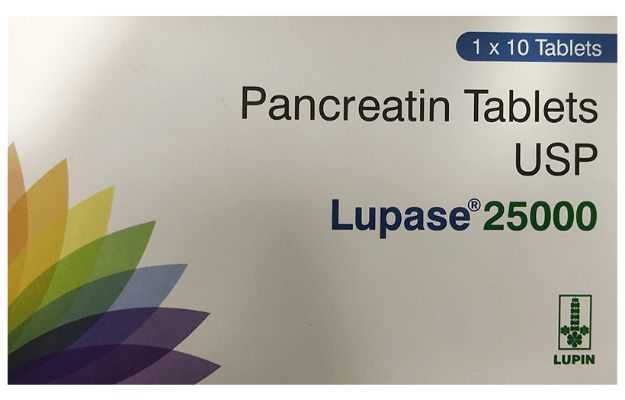 Lupase 25000 Tablet