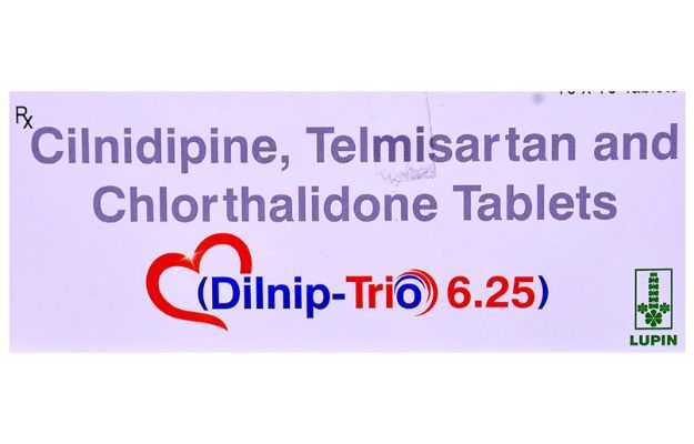 Dilnip Trio 6.25 Tablet