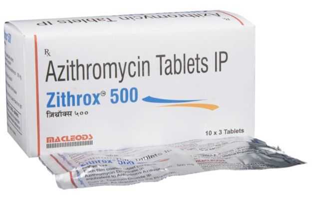 Zithrox 500 Tablet (3)