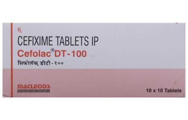 Cefolac DT 100 Tablet