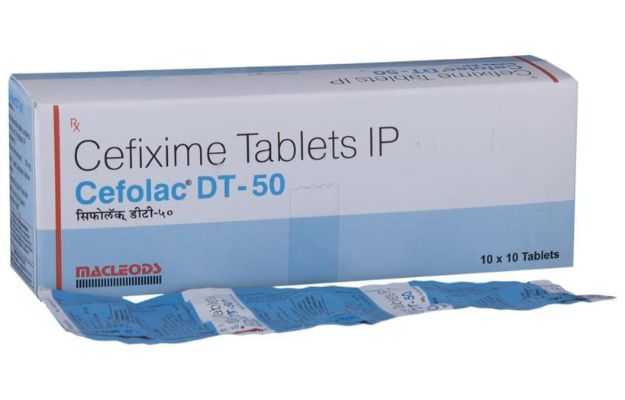 Cefolac DT 50 Tablet