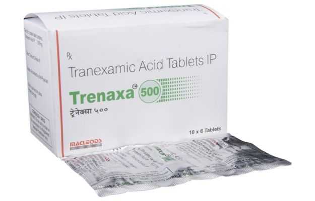 Trenaxa 500 Tablet In Hindi क ज नक र ल भ फ यद उपय ग क मत ख र क न कस न स इड इफ क ट स Trenaxa 500 Tablet Ke Use Fayde Upyog Price Dose Side Effects In Hindi