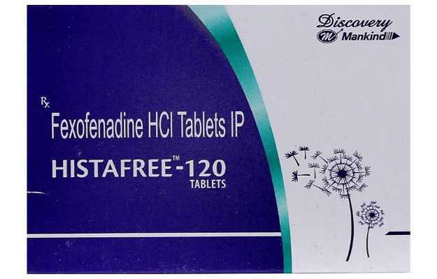 Histafree 120 Mg Tablet