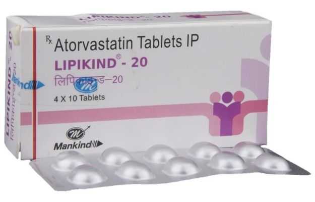 Lipikind 20 Mg Tablet