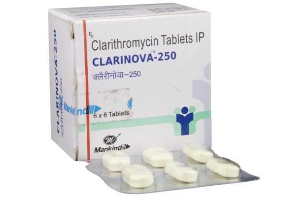Clarinova 250 Mg Tablet