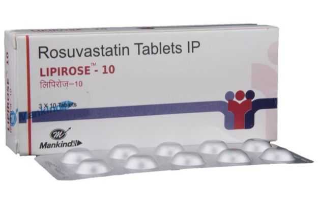 Lipirose 10 Mg Tablet