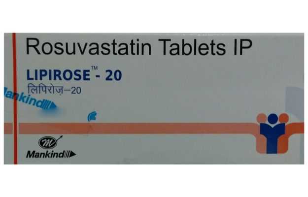 Lipirose 20 Mg Tablet