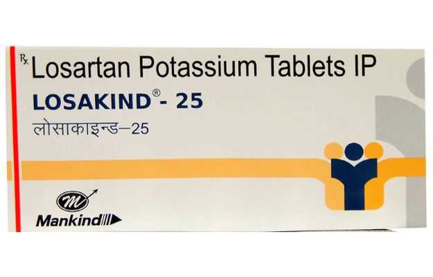 Losakind 25 Mg Tablet