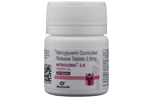 Nitrolong 2.6 Mg Tablet (25)