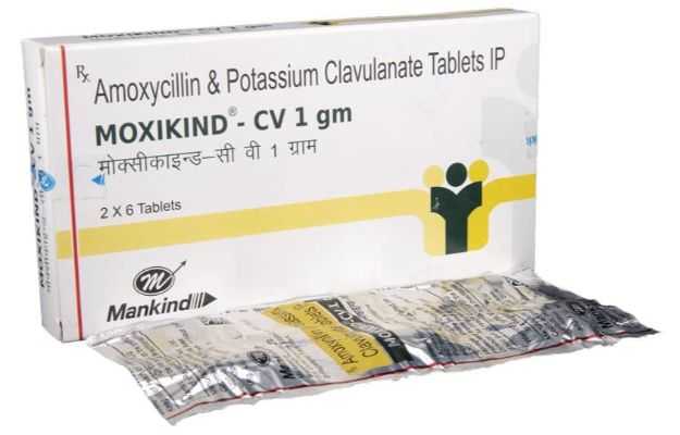 Moxikind CV 1 Gm Tablet (6)