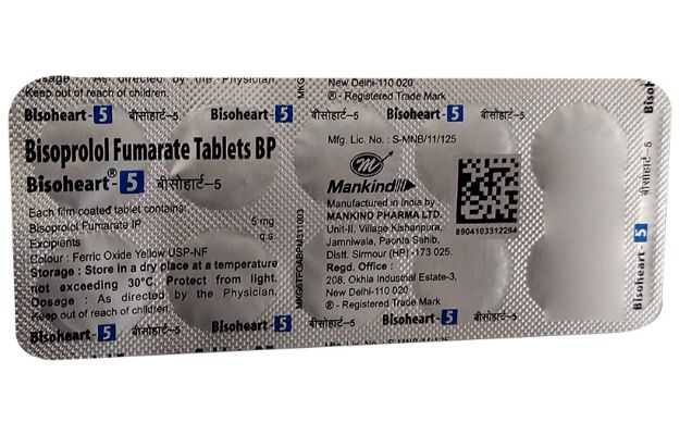 Bisoheart 5 Mg Tablet