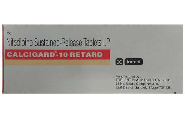 Calcigard 10 Retard Tablet SR