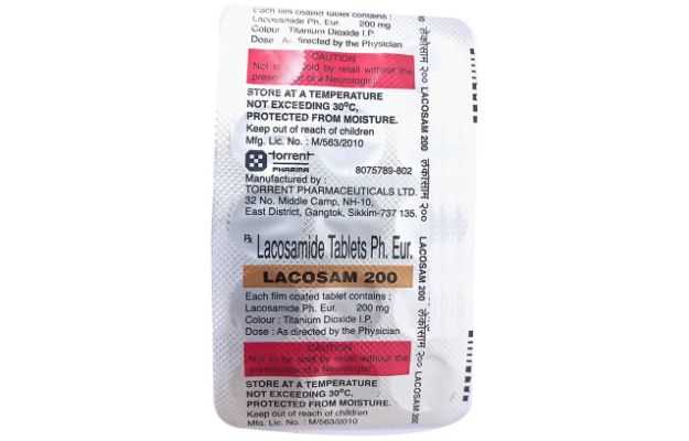 Lacosam 200 Tablet (15)