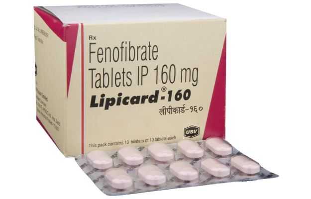 Lipicard 160 Mg Tablet