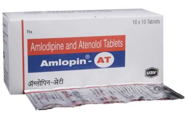 Amlopin AT 5 Mg/50 Mg Tablet