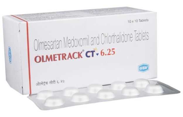 Olmetrack CT 20 Mg/6.25 Mg Tablet