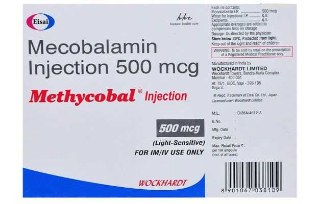 Methycobal 500 Mcg Injection