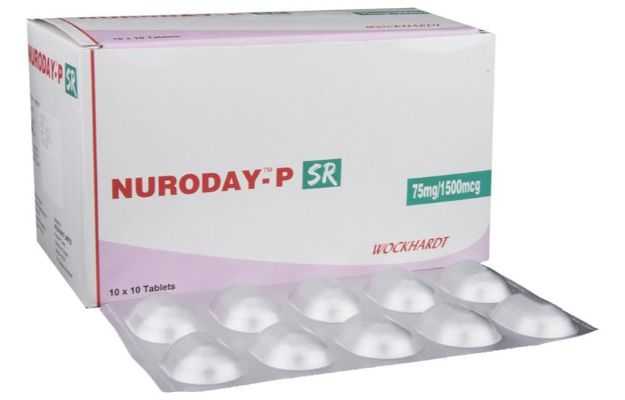 Nuroday P SR 75 Mg/1500 Mcg Tablet