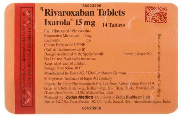 Ixarola 15 Tablet