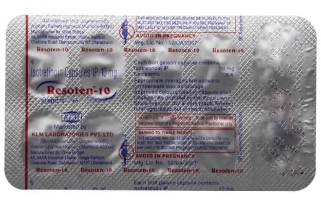 Resoten 10 Capsule: Uses, Price, Dosage, Side Effects, Substitute, Buy ...