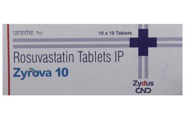 Zyrova 10 Tablet: Uses, Price, Dosage, Side Effects, Substitute, Buy Online