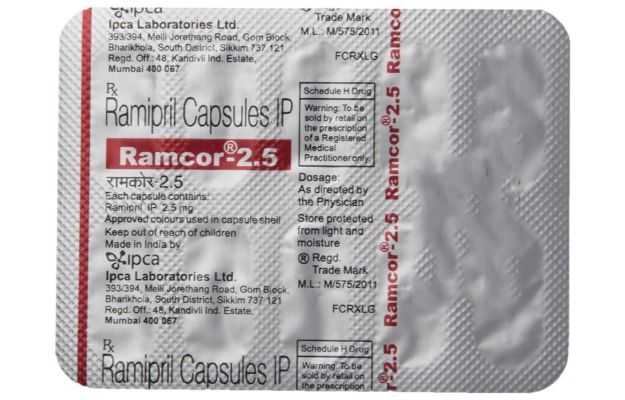 Ramcor 2.5 Mg Capsule: Uses, Price, Dosage, Side Effects, Substitute ...