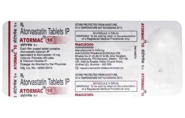 Atormac 10 Tablet: Uses, Price, Dosage, Side Effects, Substitute, Buy ...