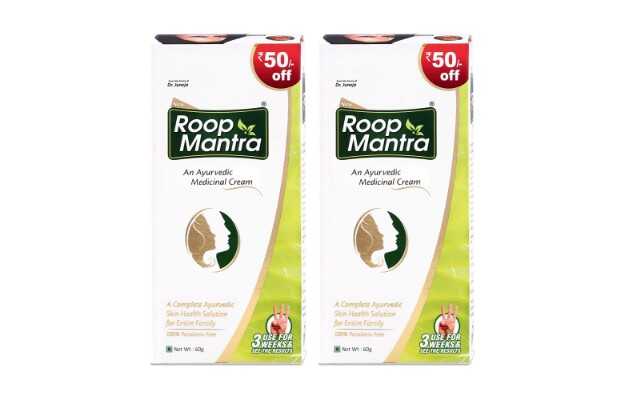 Roop Mantra Ayurvedic Cream For Men And Women Pack Of 2 ( 60g Each)