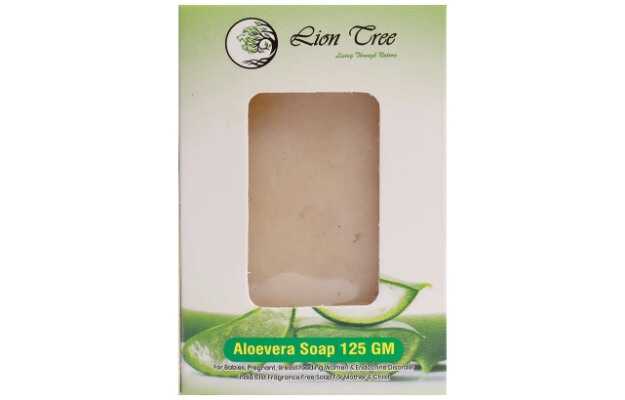 Lion Tree Handmade Aloevera Soap Pack of 3 (125gm each)