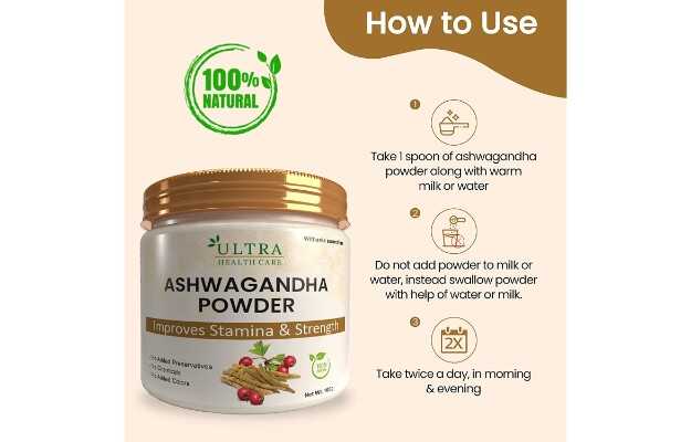 Ultra Healthcare Natural Ashwagandha Powder_3