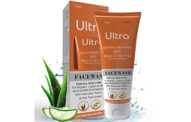 Ultra Healthcare Natural AloeVera, Neem & Tea Tree Extract Face wash