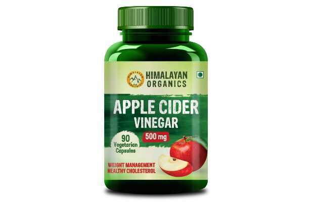 Himalayan Organics Apple Cider Vinegar Supplement for Body Detoxification & Supports Digestive Health Capsules (90)