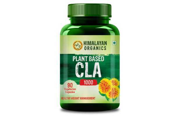 Himalayan Organics Plant Based CLA 1000 Fat Burner Supplement Capsules (90)