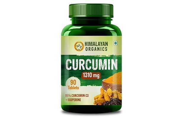 Himalayan Organics Curcumin with Bioperine 1310mg with 95% Curcuminoids Tablets (90)