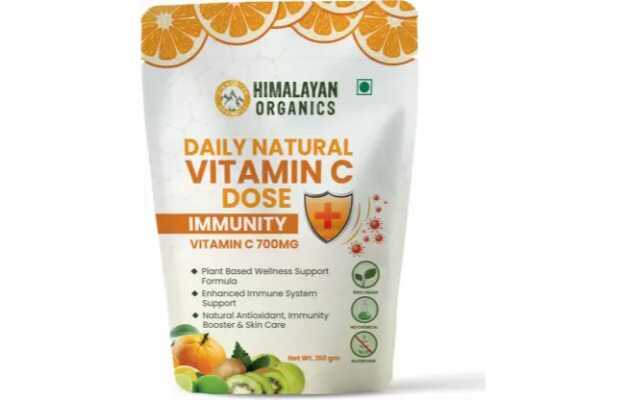 Himalayan Organics Daily Natural Vitamin C Powder 700mg/Serve | Total Immunity Support |150gm