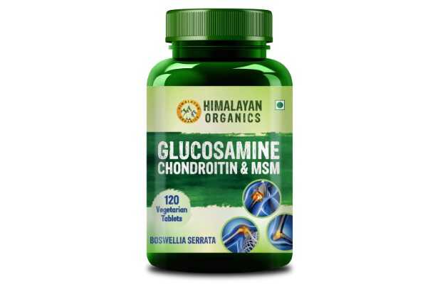Himalayan Organics Glucosamine Chondroitin MSM with Boswellia Tablets (120)